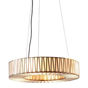 White Moon Ceiling Pendant Brass by Florabelle Living, a Pendant Lighting for sale on Style Sourcebook