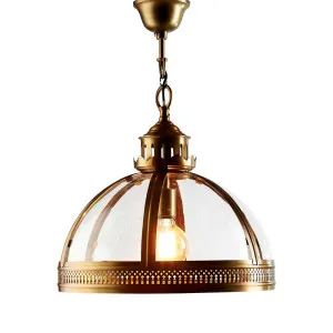 Winston Ceiling Pendant Brass by Florabelle Living, a Pendant Lighting for sale on Style Sourcebook