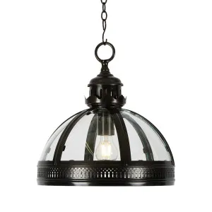 Winston Ceiling Pendant Small Black by Florabelle Living, a Pendant Lighting for sale on Style Sourcebook