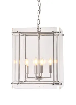 Duke Ceiling Pendant Nickel by Florabelle Living, a Pendant Lighting for sale on Style Sourcebook
