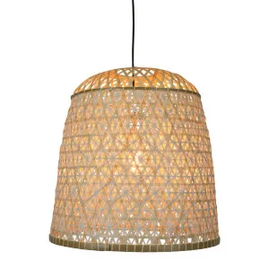 Billy Ceiling Pendant Shade White Medium by Florabelle Living, a Pendant Lighting for sale on Style Sourcebook