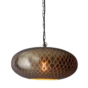 Viper Ceiling Pendant Nickel by Florabelle Living, a Pendant Lighting for sale on Style Sourcebook