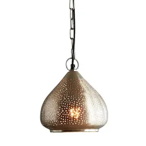 Neptune Ceiling Pendant Small Nickel by Florabelle Living, a Pendant Lighting for sale on Style Sourcebook