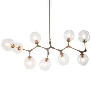Replica Lindsey Adelman Branch Bubble Pendant 9 Heads Copper by Florabelle Living, a Pendant Lighting for sale on Style Sourcebook