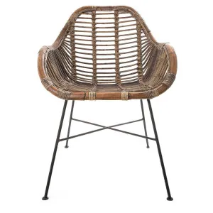 Rattan Chair Iron Natural by Florabelle Living, a Chairs for sale on Style Sourcebook