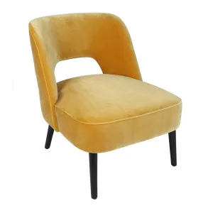 Aphrodite Lounge Chair Mustard by Florabelle Living, a Chairs for sale on Style Sourcebook