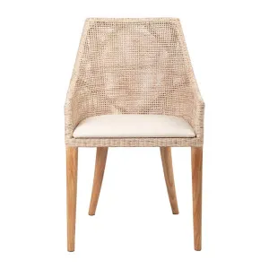 Charlotte Rattan Dining Chair Natural by Florabelle Living, a Chairs for sale on Style Sourcebook