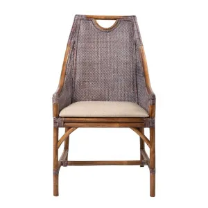 William Bamboo Dining Chair Brown by Florabelle Living, a Chairs for sale on Style Sourcebook