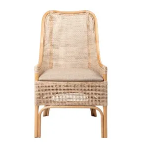 Victoria Hamptons Dining Chair Natural by Florabelle Living, a Chairs for sale on Style Sourcebook