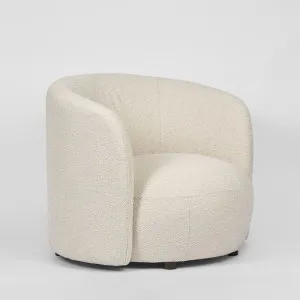 Plume Chair Vanilla Boucle by Florabelle Living, a Chairs for sale on Style Sourcebook