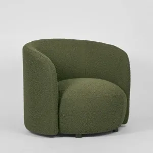 Plume Chair Olive Boucle by Florabelle Living, a Chairs for sale on Style Sourcebook