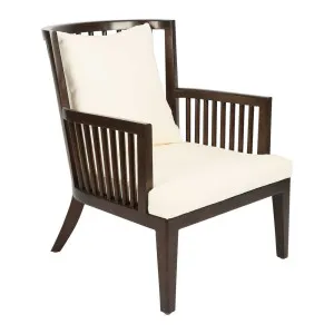 Audrina Lounge Chair White by Florabelle Living, a Chairs for sale on Style Sourcebook