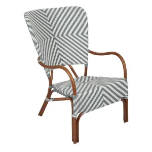 Normandy Rattan Armchair Grey by Florabelle Living, a Chairs for sale on Style Sourcebook