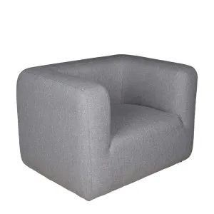 Reyne Upholstered Arm Chair Grey by Florabelle Living, a Chairs for sale on Style Sourcebook