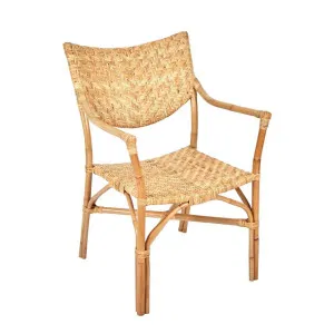 Riviera Rattan Armchair Natural by Florabelle Living, a Chairs for sale on Style Sourcebook