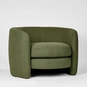 Cora Chair Olive Boucle by Florabelle Living, a Chairs for sale on Style Sourcebook