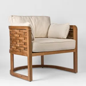 Weave Occasional Chair Natural by Florabelle Living, a Chairs for sale on Style Sourcebook