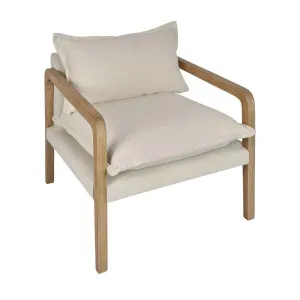 Coolum Armchair Natural by Florabelle Living, a Chairs for sale on Style Sourcebook