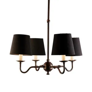 Milton Chandelier Antique Brass by Florabelle Living, a Chandeliers for sale on Style Sourcebook