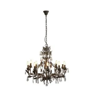 Taupe Large Chandelier by Florabelle Living, a Chandeliers for sale on Style Sourcebook