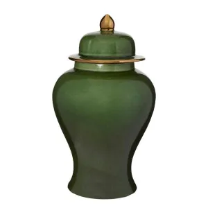 Grenfel Jar Large Green by Florabelle Living, a Vases & Jars for sale on Style Sourcebook