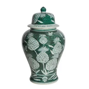 Thistle Porcelain Ginger Jar Large by Florabelle Living, a Vases & Jars for sale on Style Sourcebook