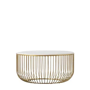 Riley Coffee Table Gold by Florabelle Living, a Coffee Table for sale on Style Sourcebook