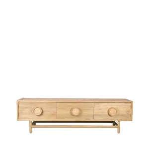 Rondo Entertainment Unit Natural by Florabelle Living, a Sideboards, Buffets & Trolleys for sale on Style Sourcebook