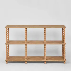 Bobbin Oak Console Natural 140Cm by Florabelle Living, a Sideboards, Buffets & Trolleys for sale on Style Sourcebook