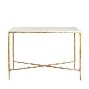 Aries Marble Console Gold by Florabelle Living, a Sideboards, Buffets & Trolleys for sale on Style Sourcebook