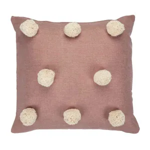 Pom Pom Cushion Mushroom Pink by Florabelle Living, a Cushions, Decorative Pillows for sale on Style Sourcebook
