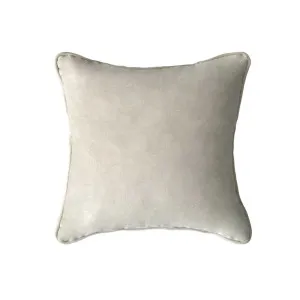 55Cm Throw Cushion Cream Velvet by Florabelle Living, a Cushions, Decorative Pillows for sale on Style Sourcebook