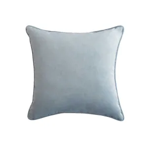 55Cm Throw Cushion Light Blue Velvet by Florabelle Living, a Cushions, Decorative Pillows for sale on Style Sourcebook
