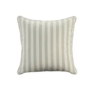 55Cm Throw Cushion Natural Wide Stripe by Florabelle Living, a Cushions, Decorative Pillows for sale on Style Sourcebook
