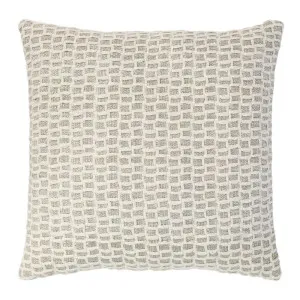 Amara Cotton Cushion Natural 50X50 by Florabelle Living, a Cushions, Decorative Pillows for sale on Style Sourcebook