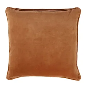 Chelsea Velvet Cushion Brown 50X50 by Florabelle Living, a Cushions, Decorative Pillows for sale on Style Sourcebook
