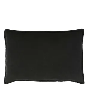 Manon Linen Cushion Black 60X40 by Florabelle Living, a Cushions, Decorative Pillows for sale on Style Sourcebook