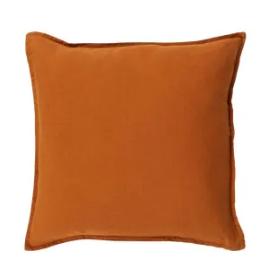Manon Linen Cushion Dark Brown 50X50 by Florabelle Living, a Cushions, Decorative Pillows for sale on Style Sourcebook