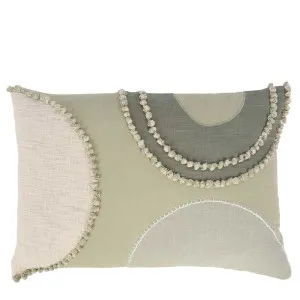 Merrow Cotton Cushion Green 60X40 by Florabelle Living, a Cushions, Decorative Pillows for sale on Style Sourcebook
