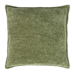 Perri Chenille Cushion Green 50X50 by Florabelle Living, a Cushions, Decorative Pillows for sale on Style Sourcebook