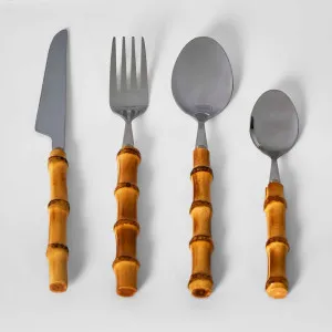 Saigon Bamboo Cutlery 16 Pcs by Florabelle Living, a Cutlery for sale on Style Sourcebook