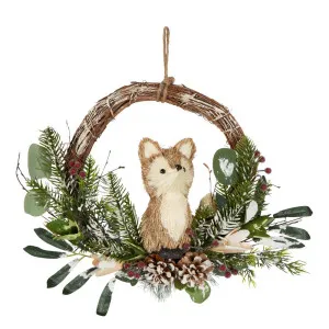 Country Fox Hanging Decoration by Florabelle Living, a Christmas for sale on Style Sourcebook
