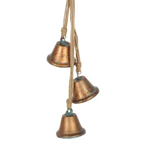 Clang Hanging Set Of 3 Bells Bronze by Florabelle Living, a Christmas for sale on Style Sourcebook