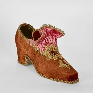 Courte Velvet Shoe Ornament by Florabelle Living, a Christmas for sale on Style Sourcebook