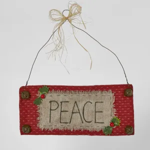 Peace Hanging Sign by Florabelle Living, a Christmas for sale on Style Sourcebook