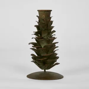 Pinecone Candle Stand Sml by Florabelle Living, a Christmas for sale on Style Sourcebook