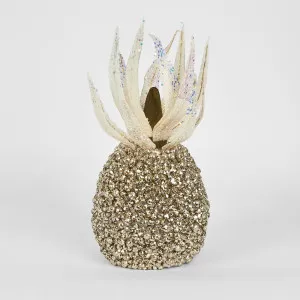 Shimmer Pineapple Gold Sml by Florabelle Living, a Christmas for sale on Style Sourcebook