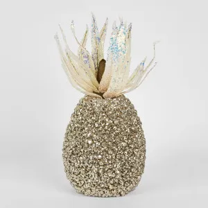 Shimmer Pineapple Gold Lge by Florabelle Living, a Christmas for sale on Style Sourcebook