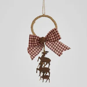 Canter Rusty Hanging Deer by Florabelle Living, a Christmas for sale on Style Sourcebook