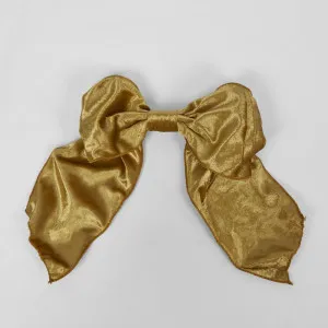 Velvet Clip On Bow Lge Gold by Florabelle Living, a Christmas for sale on Style Sourcebook